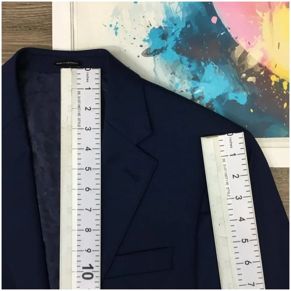 Joseph Abboud Mens Blazer Sport Coat Two Button Casual Jacket Size 36R Wool Suit